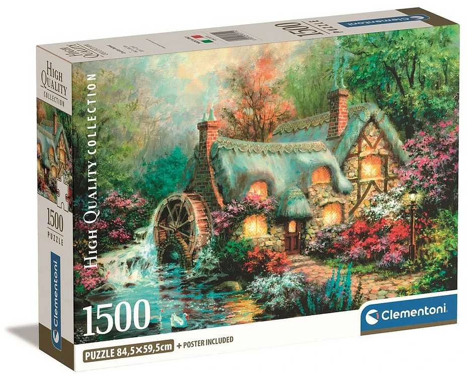Clementoni Dėlionė 1500 vnt. - Kompaktiškas poilsis kaime