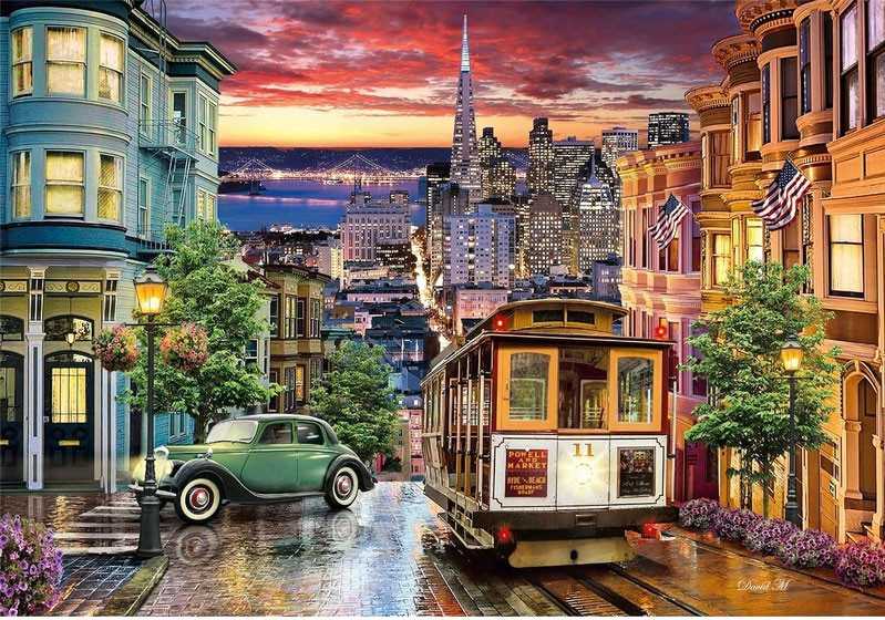 Clementoni Dėlionė 1000 vnt. - San Franciskas
