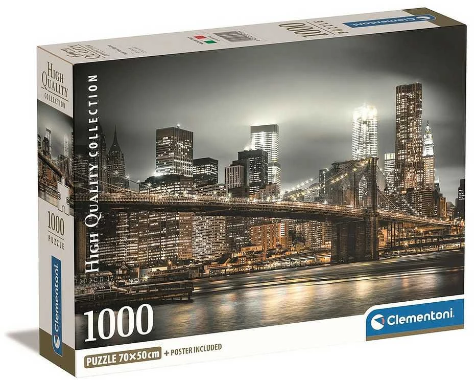 Clementoni Dėlionė 1000 vnt. - Niujorko panorama