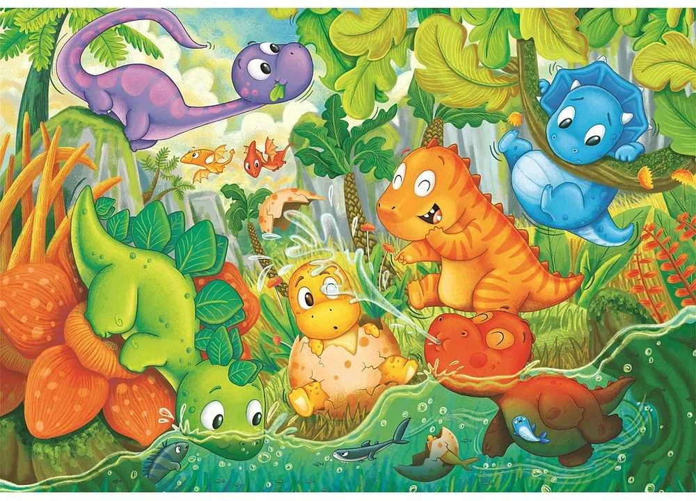 Clementoni Dėlionė 24 vnt. - Dinozaurai