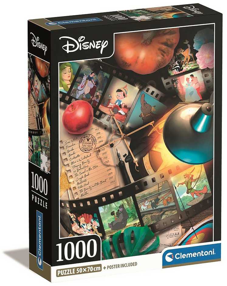 Clementoni Dėlionė 1000 vnt. - Filmai