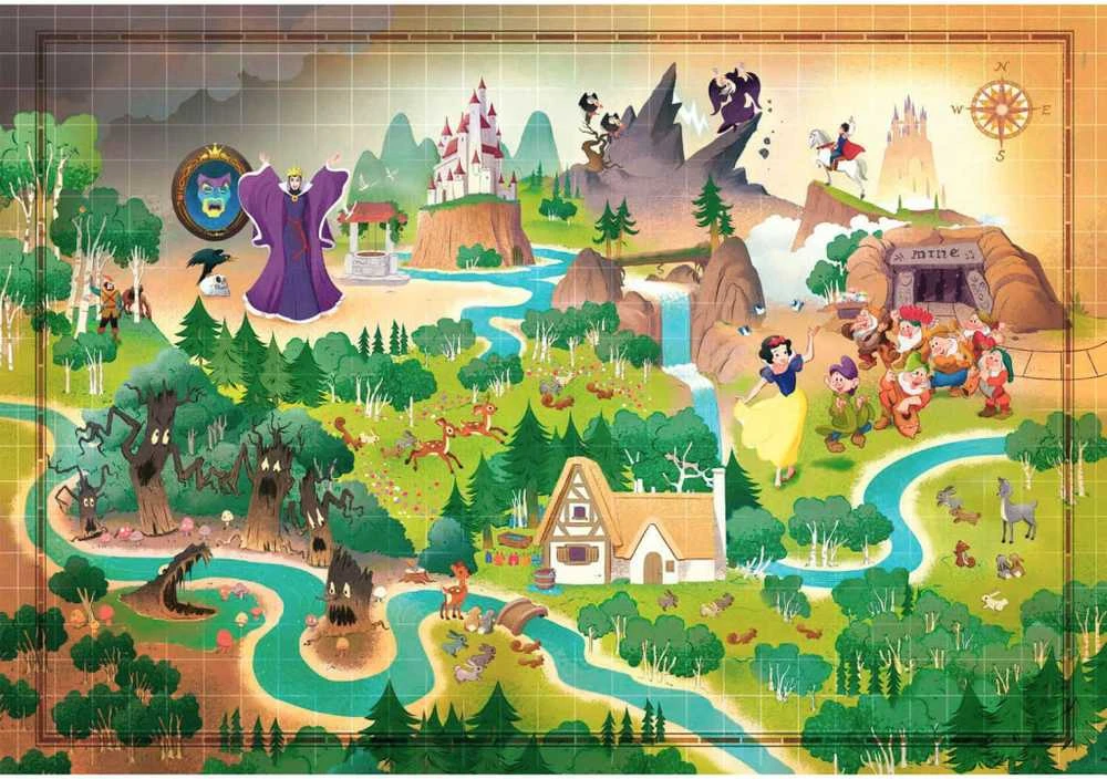 Clementoni Dėlionė 1000 vnt. - Disney Snieguolė