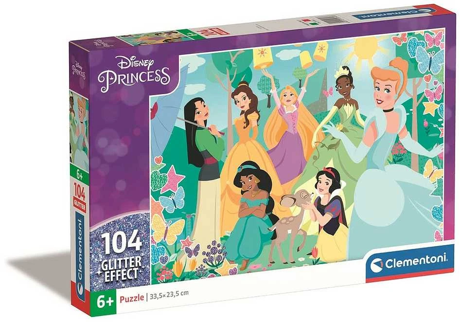 Clementoni Dėlionė 104 vnt. - Princesės