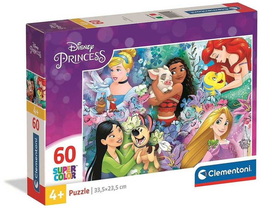 Clementoni Dėlionė 60 vnt. - Princesės