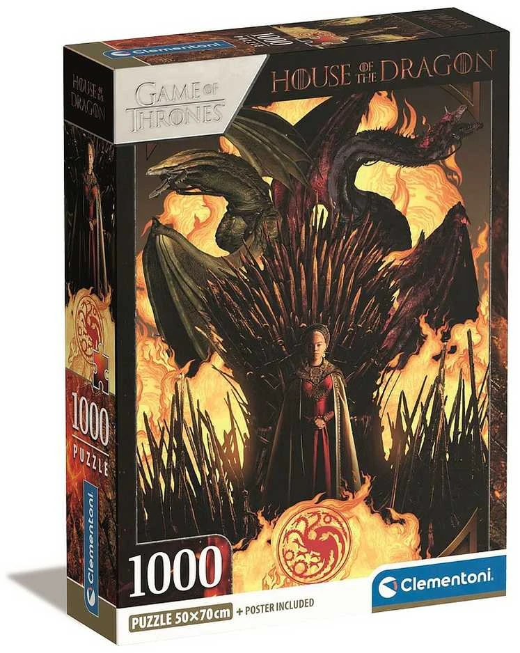 Clementoni Dėlionė 1000 vnt. - House of The Dragon