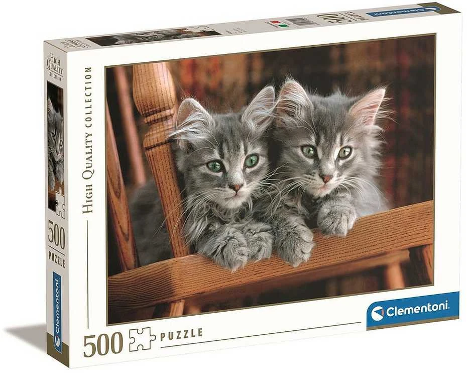 Clementoni Dėlionė 500 vnt. - Kačiukai