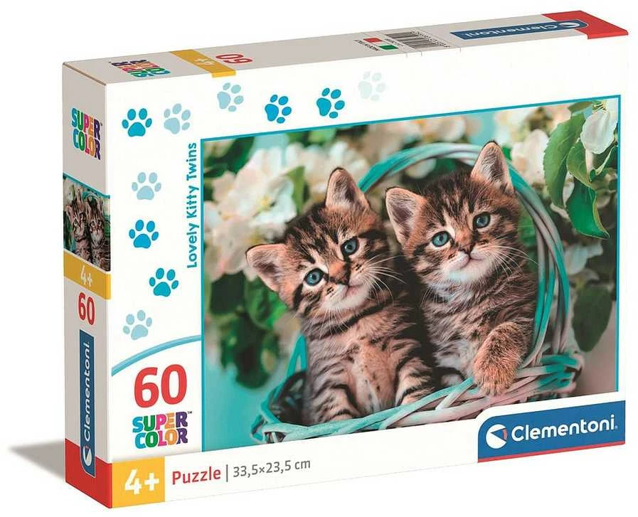 Clementoni Dėlionė 60 vnt. - Mieli kačiukai
