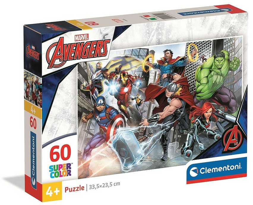Clementoni Dėlionė 60 vnt. - The Avengers (Keršytojai)
