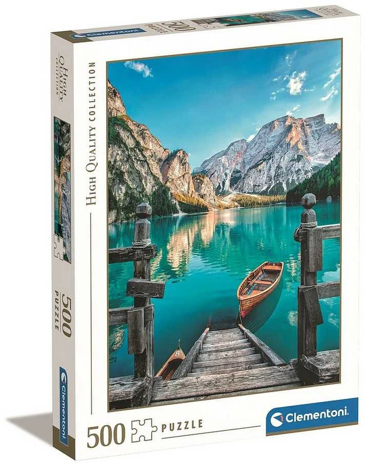 Clementoni Dėlionė 500 vnt. - Braies ežeras