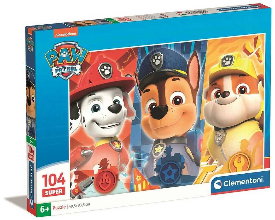 Clementoni Dėlionė 104 vnt. - Šunyčiai patruliai (PAW Patrol)