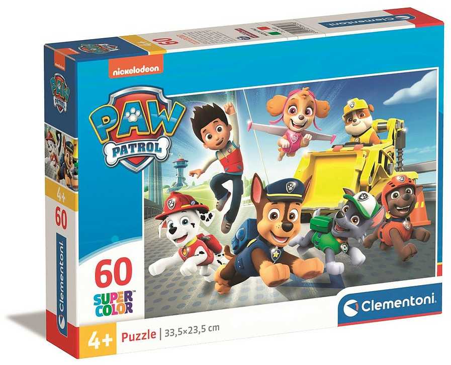Clementoni Dėlionė 60 vnt. - Šunyčiai patruliai (PAW Patrol)
