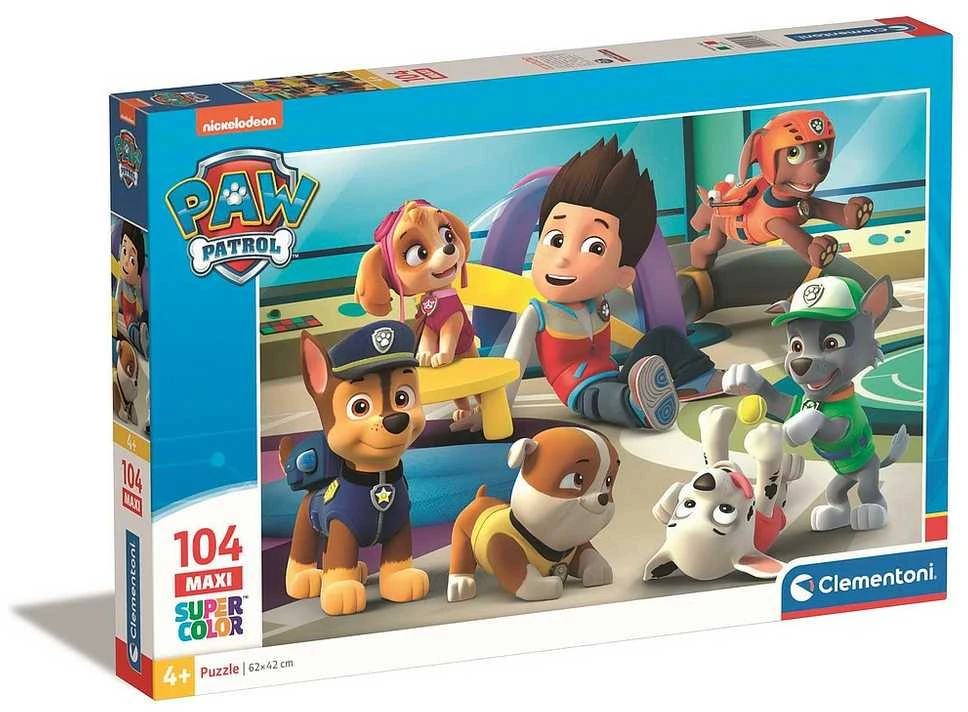 Clementoni Dėlionė 104 vnt. - Šunyčiai patruliai (PAW Patrol)
