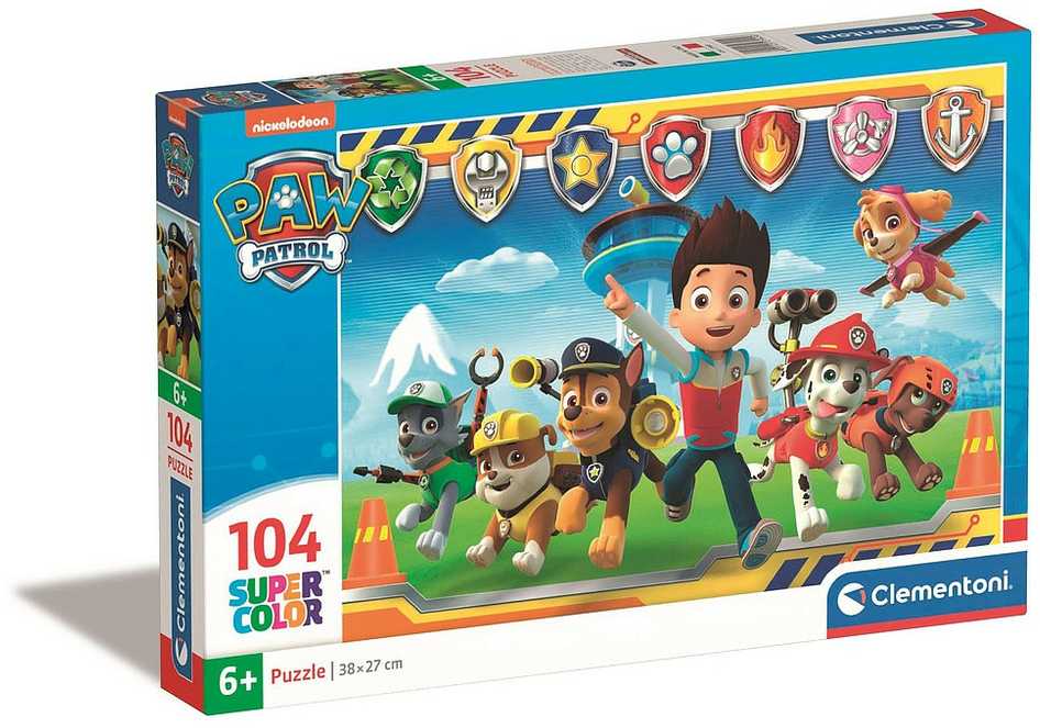 Clementoni Dėlionė 104 vnt. - Šunyčiai patruliai (PAW Patrol)