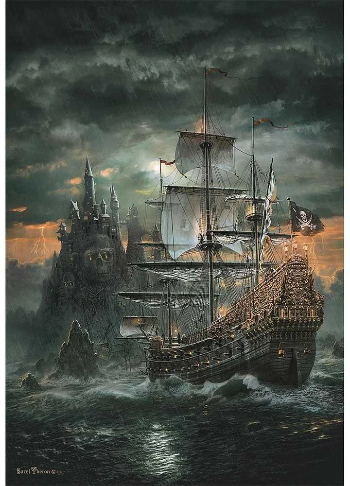 Clementoni Dėlionė 1500 vnt. - Piratų laivas