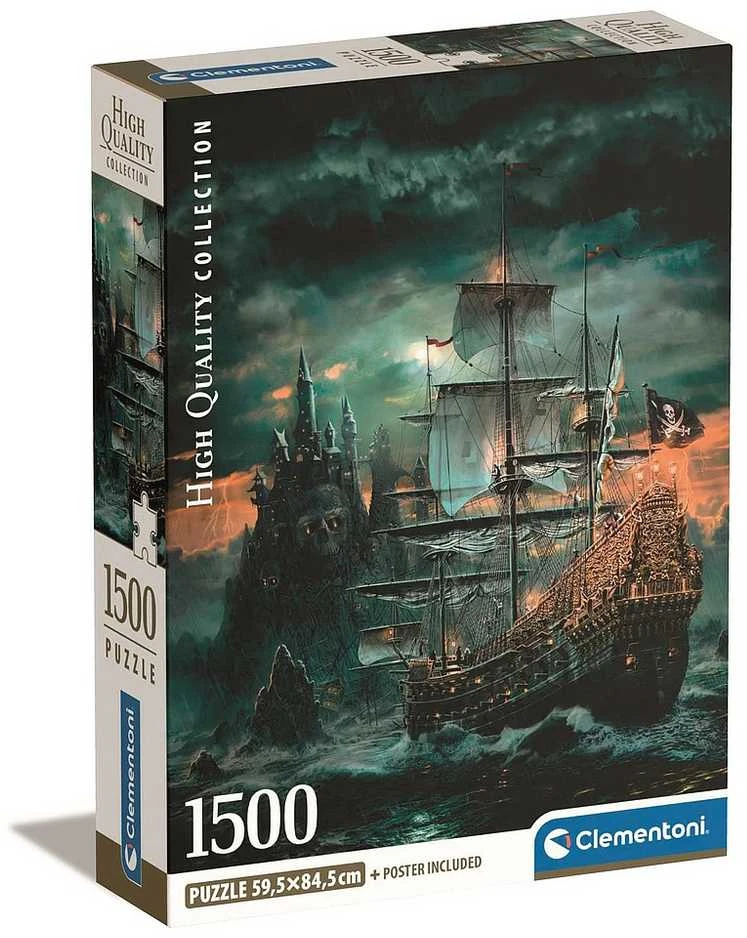 Clementoni Dėlionė 1500 vnt. - Piratų laivas