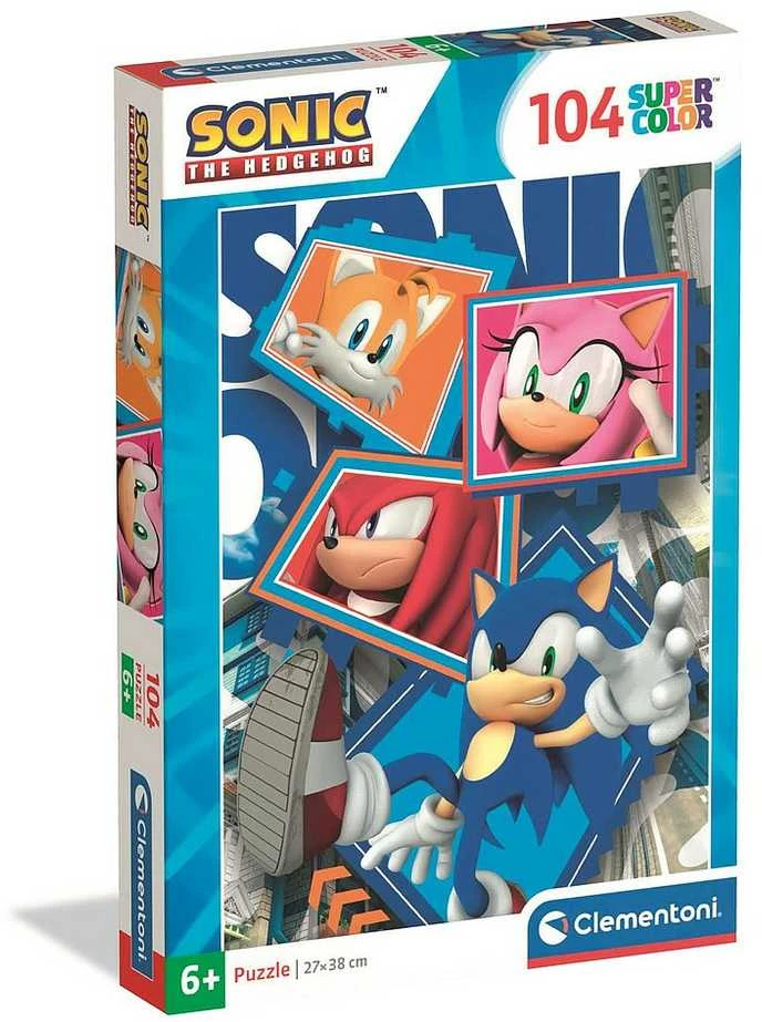 Clementoni Dėlionė 104 vnt. - Sonic