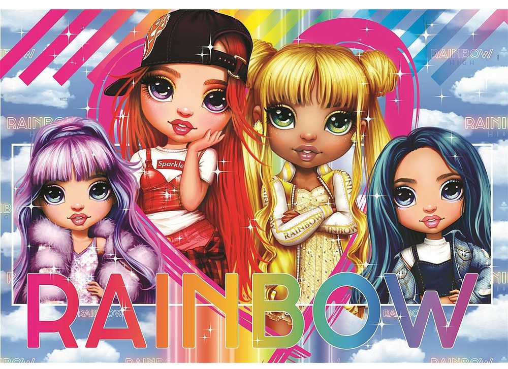 Clementoni Dėlionė 180 vnt. - Rainbow High