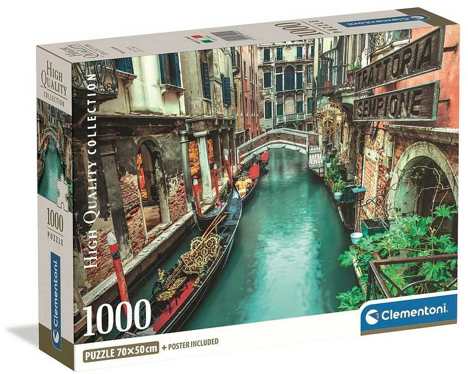 Clementoni Dėlionė 1000 vnt. - Venecijos kanalas
