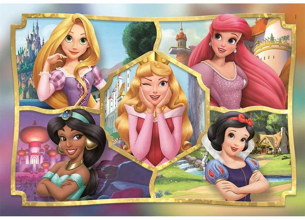 Clementoni Dėlionė 104 vnt. - Princesės