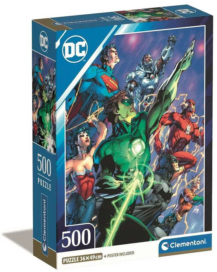 Clementoni Dėlionė 500 vnt. - DC komiksai