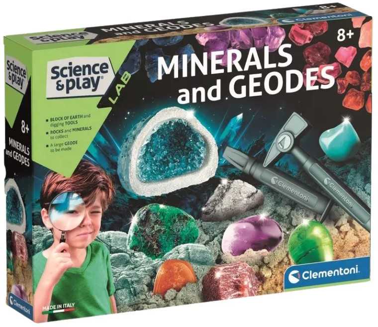 Clementoni mokslo ir žaidimų laboratorija: mineralai ir geodai