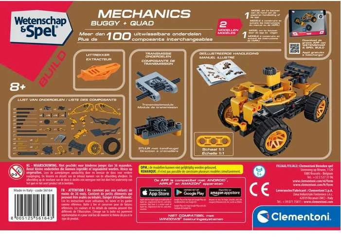 Clementoni Mokslas ir žaidimų mechanika: vabzdžiai ir keturračiai