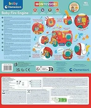„Clementoni EDU“ ugniagesių Montessori transporto priemonė