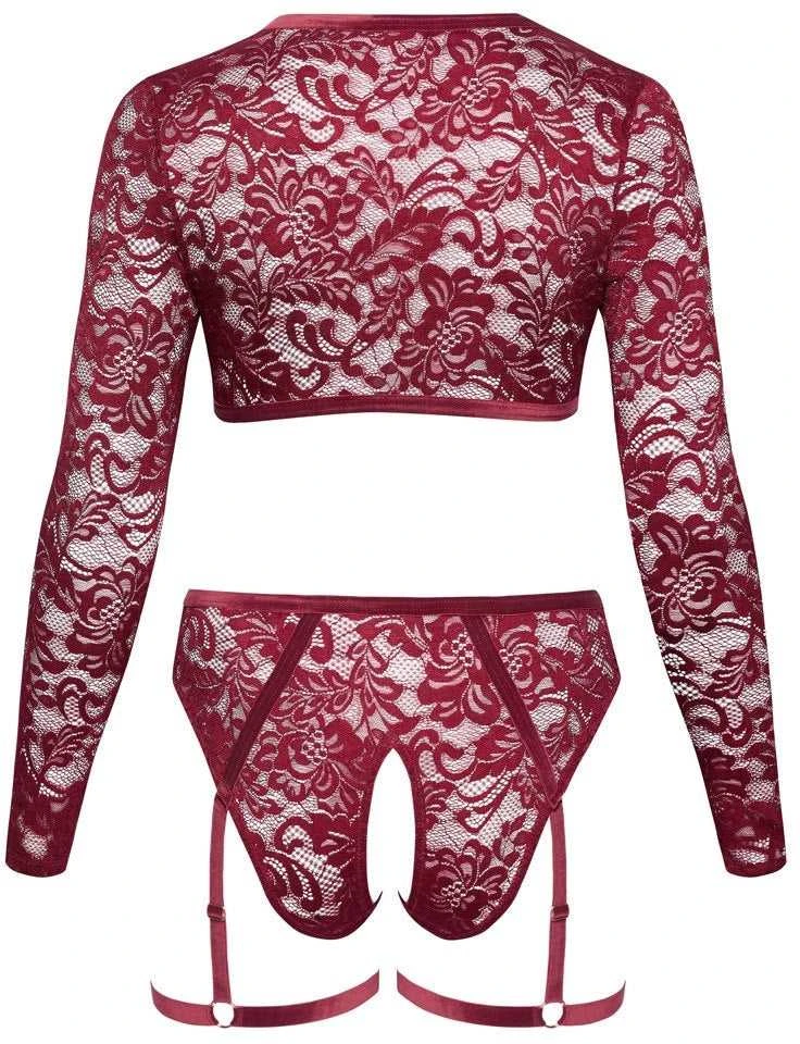 Viršus ir kelnaitės raudonos 2XL