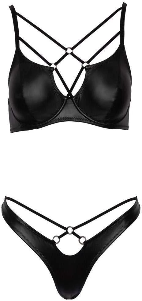 Cottelli seksualus 2 dalių komplektas Bra Set matte 75B/S