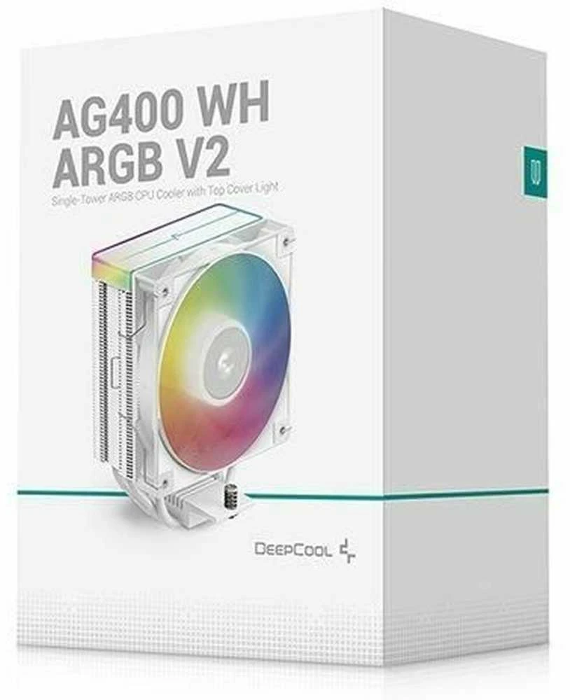 Deepcool CPU Cooler | AG400 WH ARGB V2 | Intel, AMD