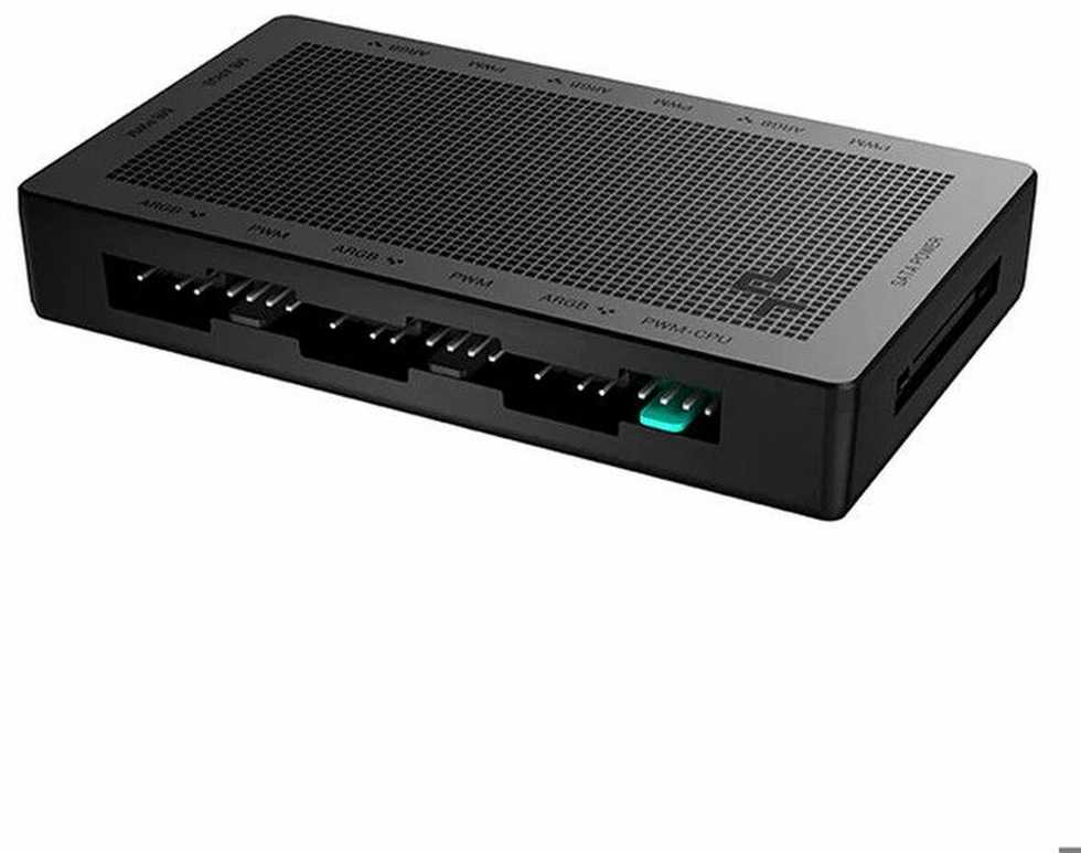 Deepcool | Du viename PWM ir RGB šakotuvas | SC790 | N/A