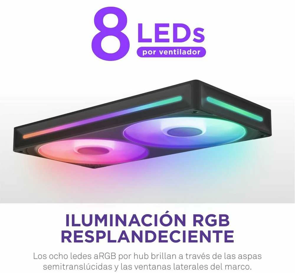 Aušintuvas - NZXT F240 RGB Core 75.12 CFM 30 dBA Juodas