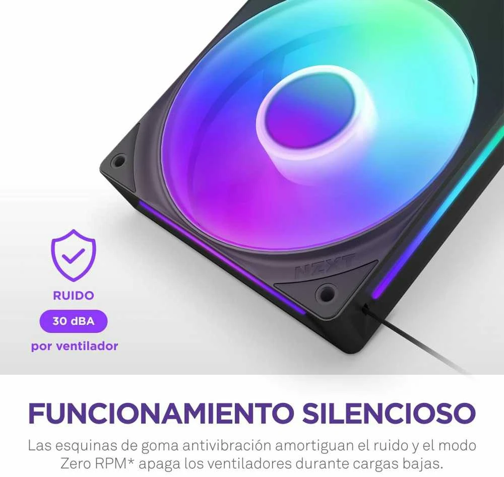 Aušintuvas - NZXT F240 RGB Core 75.12 CFM 30 dBA Juodas