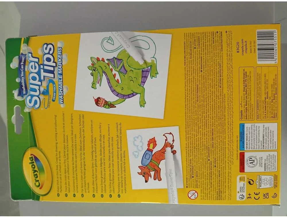 Crayola, Inc. FLOMASTERIAI CRAYOLA WASHABLE 24VNT