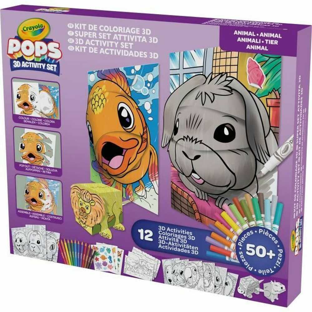 Crayola, Inc. Creative - CRAYOLA - POPS 3D Color Pops Gift Set - Over 12 3D Activities! Ages 6 and up
