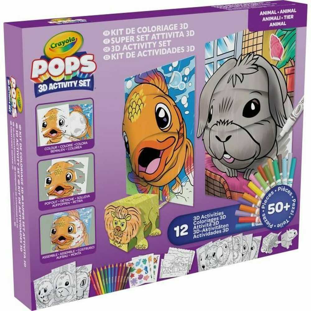 Crayola, Inc. Creative - CRAYOLA - POPS 3D Color Pops Gift Set - Over 12 3D Activities! Ages 6 and up