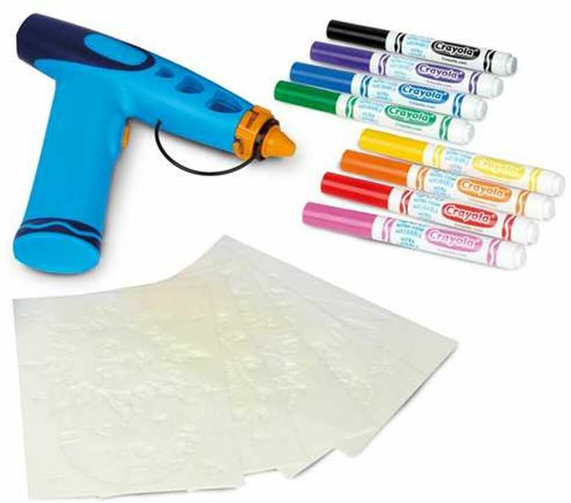 Crayola, Inc. Crayola Aerograf vaikams airbrush, 5 szablonów i 8 zmywalnych flamastrów