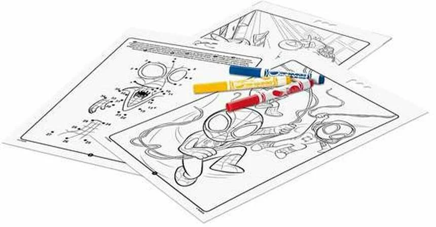 Crayola, Inc. CRAYOLA spalvinimo rinkinys Color & Activity Spidey, 04-2809G