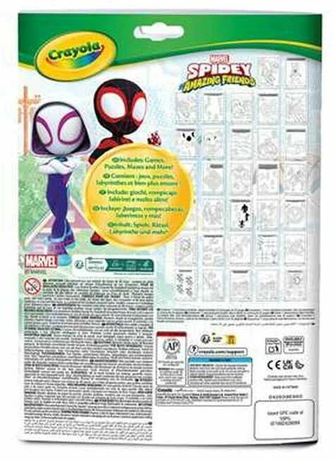 Crayola, Inc. CRAYOLA spalvinimo rinkinys Color & Activity Spidey, 04-2809G