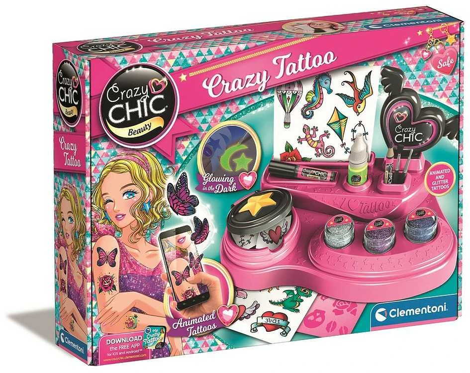 Clementoni Crazy Chic Crazy Tatuiruotės 18771