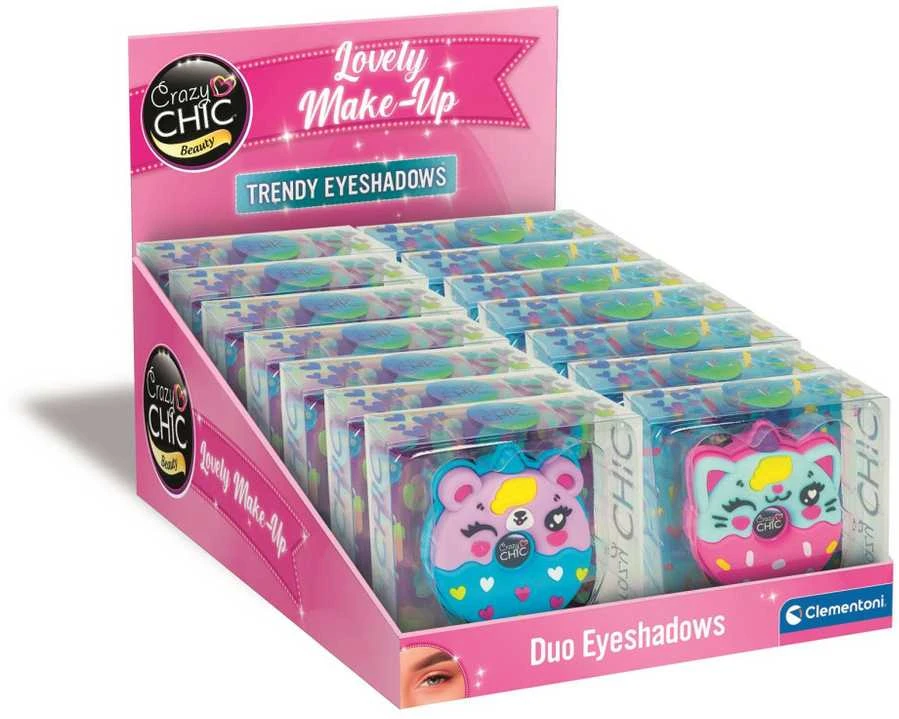„Crazy Chic Panda Donuts“ akių šešėlių rinkinys „Clementoni“
