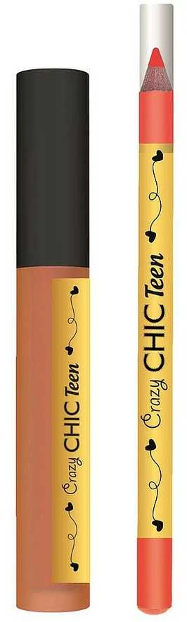 Clementoni Toys CLE Crazy Chic lūpų blizgis ir lūpų pieštukas 18850 50877