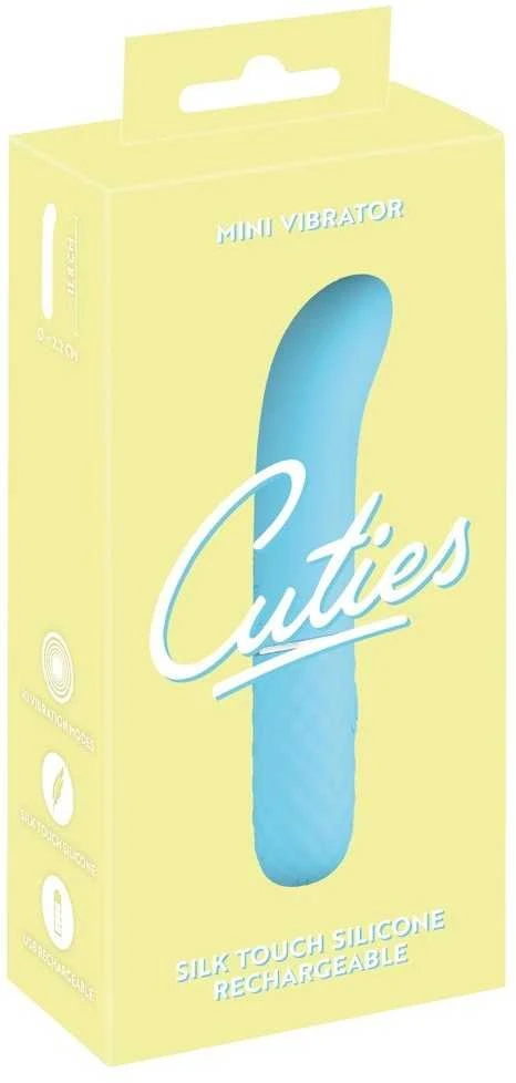 Blue Mėlyna Cuties Mini Vibrator Mėlyna 5.Ge