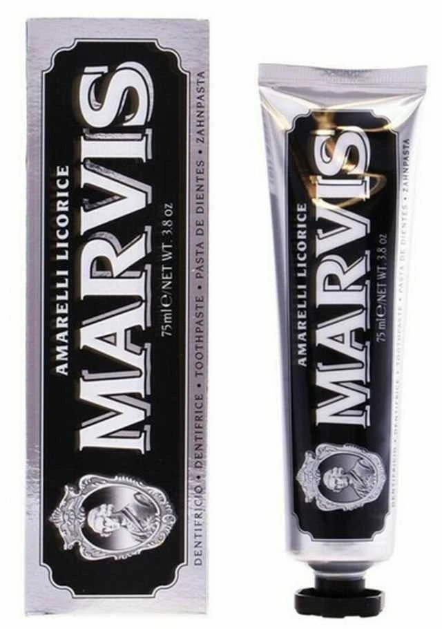 Marvis Amarelli Licorice Saldymedžio ir mėtų skonio dantų pasta, 85 ml