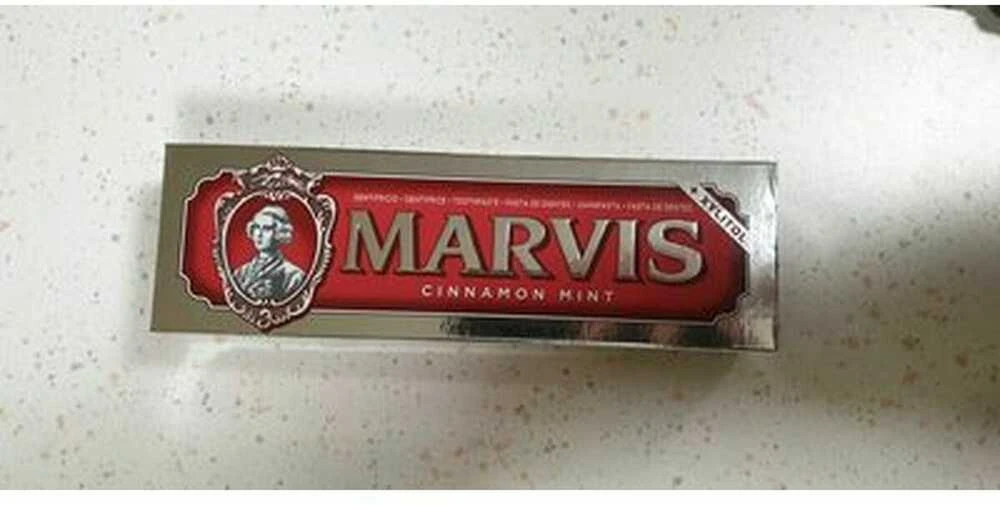 Marvis Cinnamon Mint Cinamono ir mėtų skonio dantų pasta, 85 ml