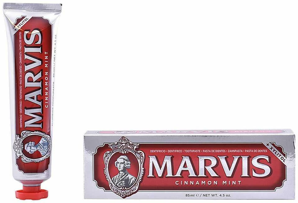 Marvis Cinnamon Mint Cinamono ir mėtų skonio dantų pasta, 85 ml