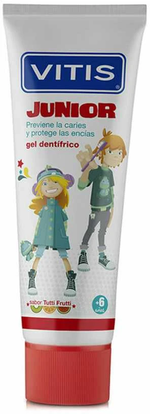 Dentaid Vitis Junior Gel 75ml dantų pasta