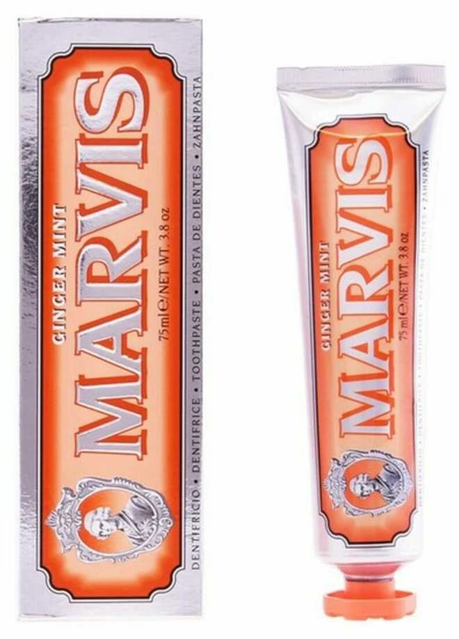 Marvis Ginger Mint Imbiero ir mėtų skonio dantų pasta, 85 ml
