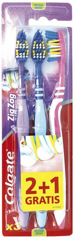"Colgate Zig Zag" dantų šepetėlis 2 + 1
