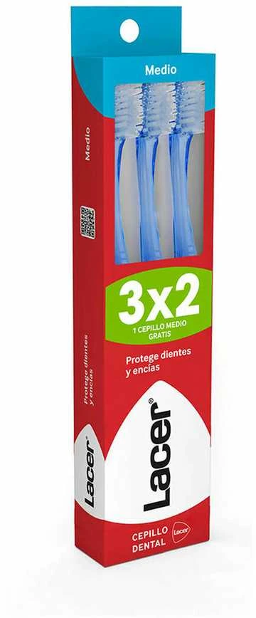 Lacer TOOTHBRUSH medium pack 3 units